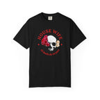 House Wife Til Death Do Us Part - Rose Skull Tee