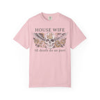 House Wife Til Death Do Us Part - Winged Skull Tee