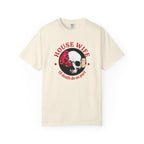 House Wife Til Death Do Us Part - Rose Skull Tee