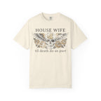 House Wife Til Death Do Us Part - Winged Skull Tee